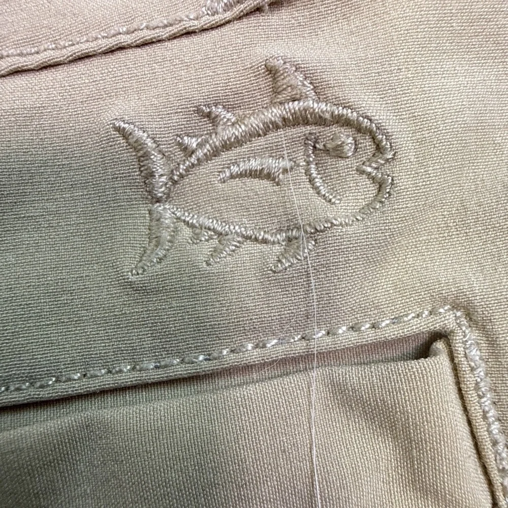 Southern Tide T3 Gulf Performance Shorts Mens 38 TAN   Golf Casual